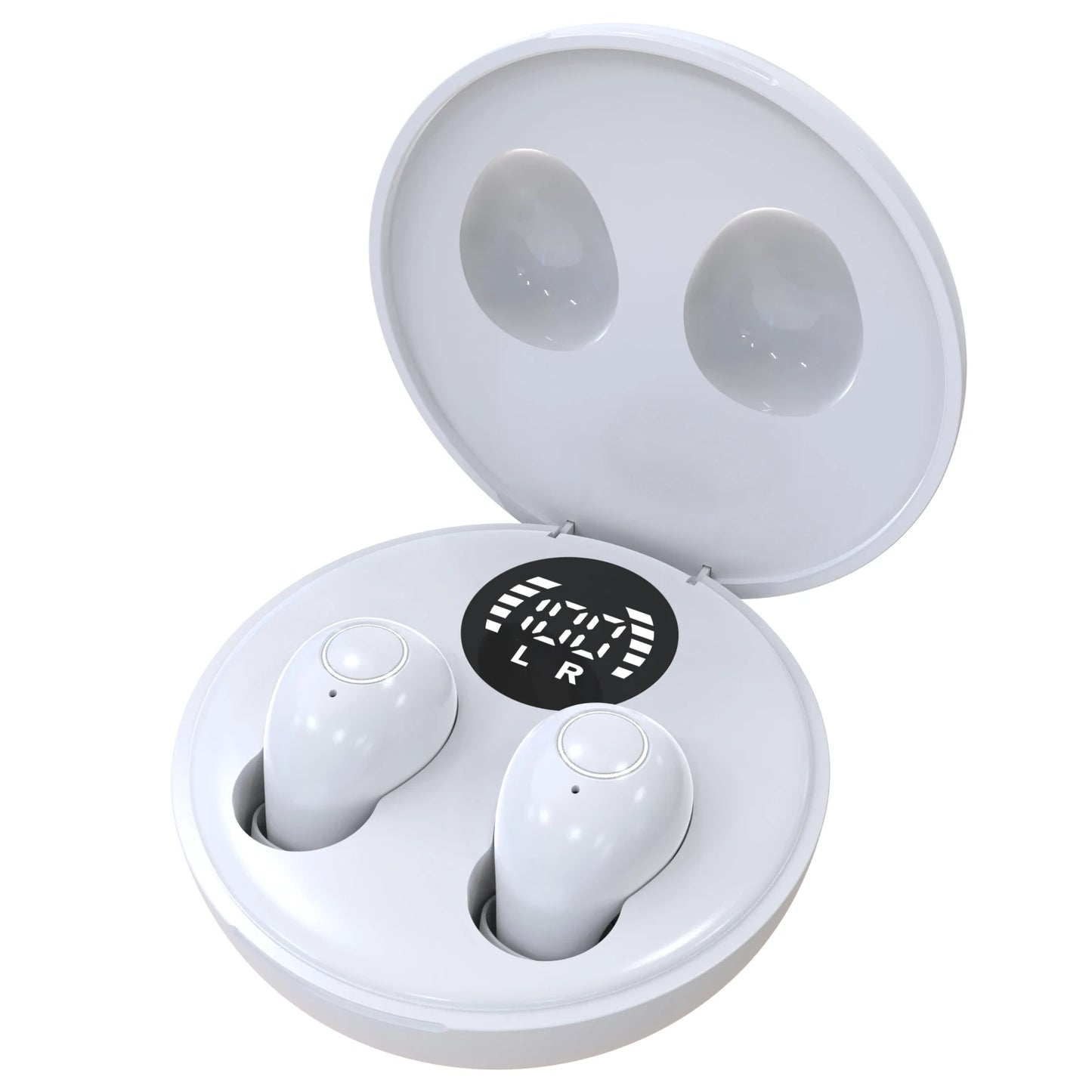 Ultra Small Invisible Sleeping Earbuds Wireless Bluetooth Earphones, Bass HIFI Music, Suitable For Casual Sports, Work, Classroom, Comfortable Wearing Noise Cancelling Headphones, Birthday Gift For Male And Female Couples And