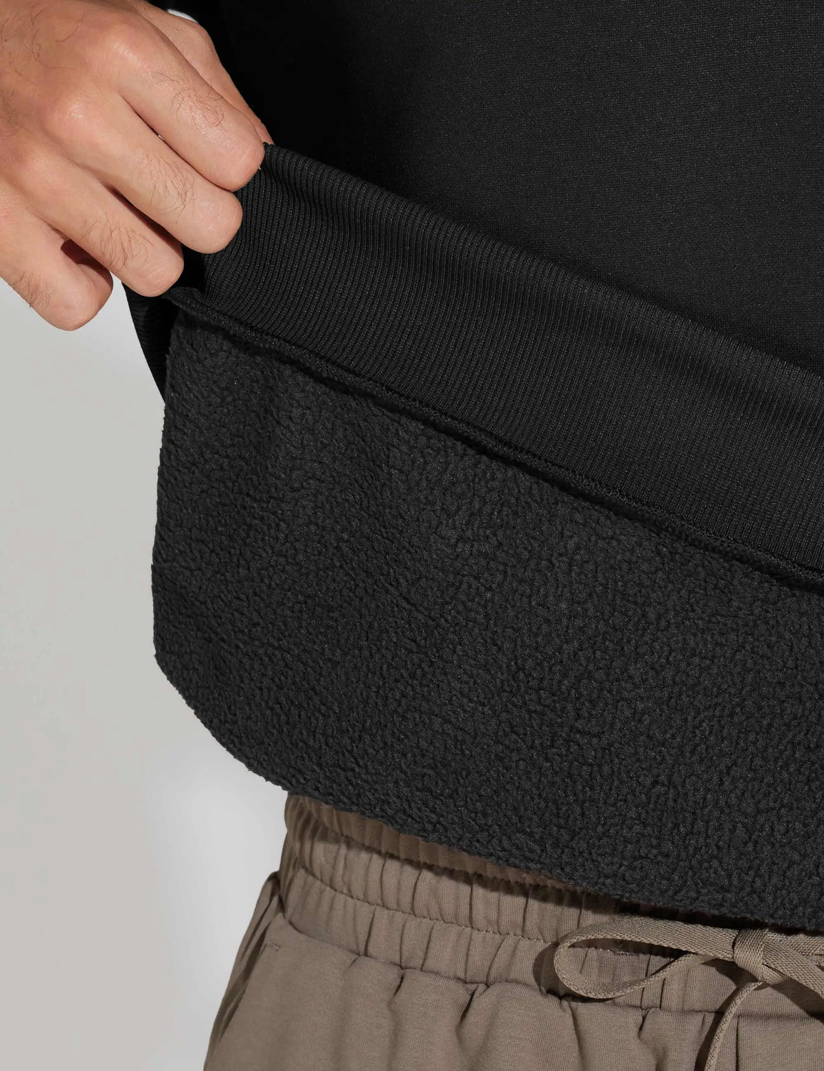 THE GYM PEOPLE Men's Half Zip Fleece Workout Pullover Sweatshirt