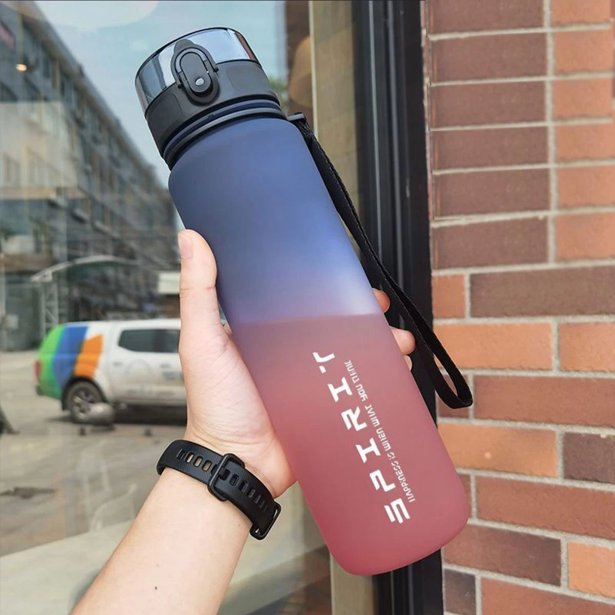 Gradient Water Bottle - 1000ml/600ml/750ml Capacity Outdoor Camping Gym Suitable Holiday Gift Birthday