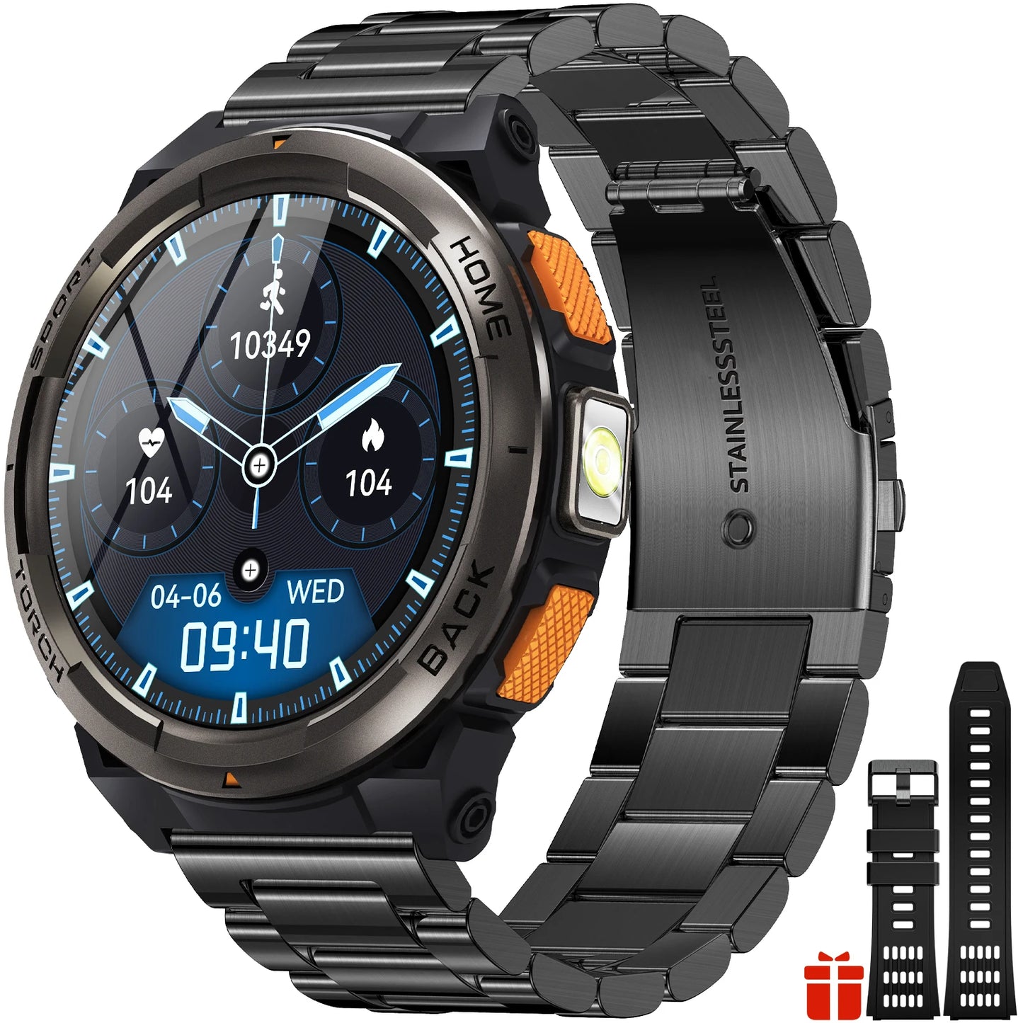 EIGIIS KE5 Smart Watch With Compass And Altitude Barometer Waterproof