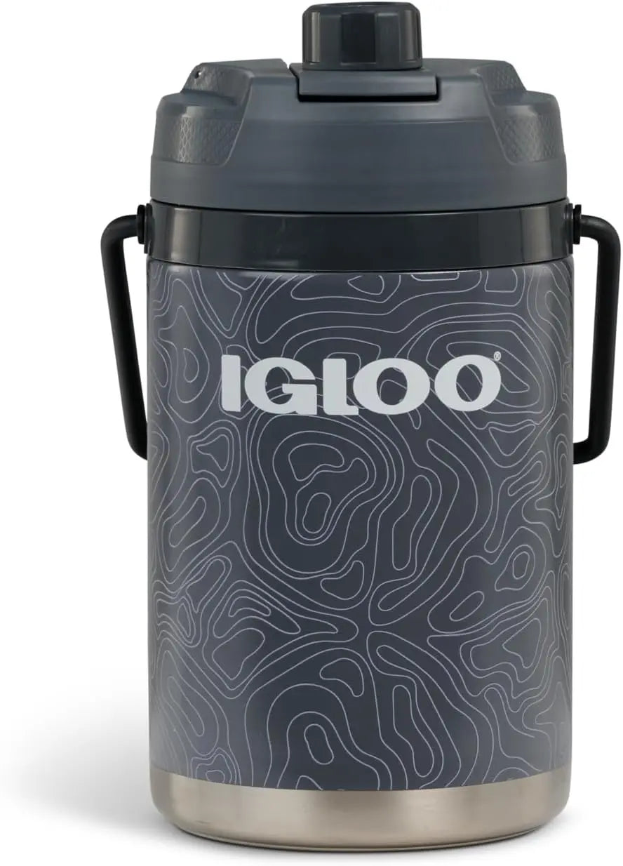 54 Ounce Insulated Sports Water Bottle and Beverage Cooler, Large Capacity Hydration Jug for Athletes