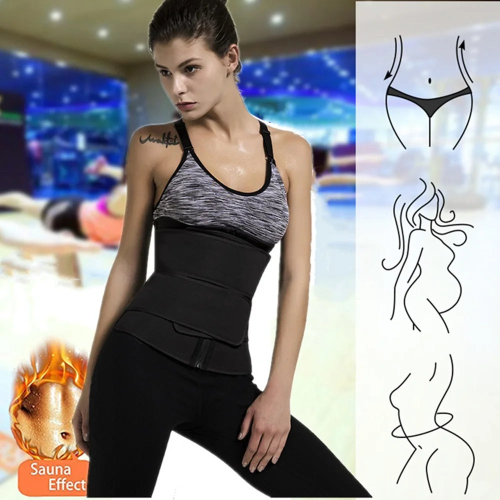 Waist Trainer Slimming Body Shaper Fitness Belt For Workout