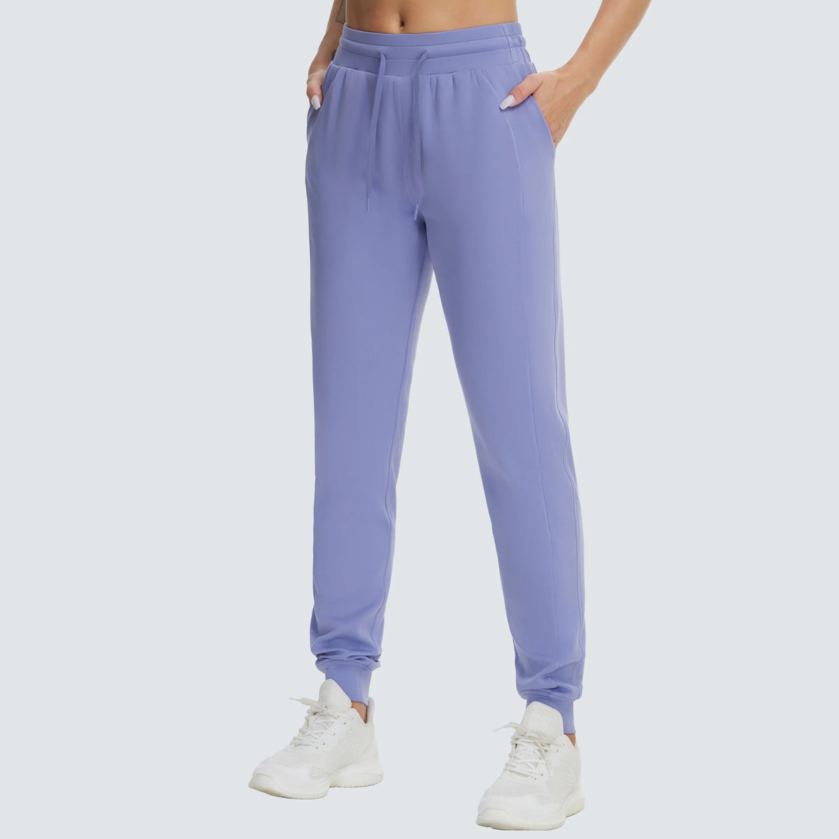 THE GYM PEOPLE Women's Drawstring Workout Joggers With Pockets