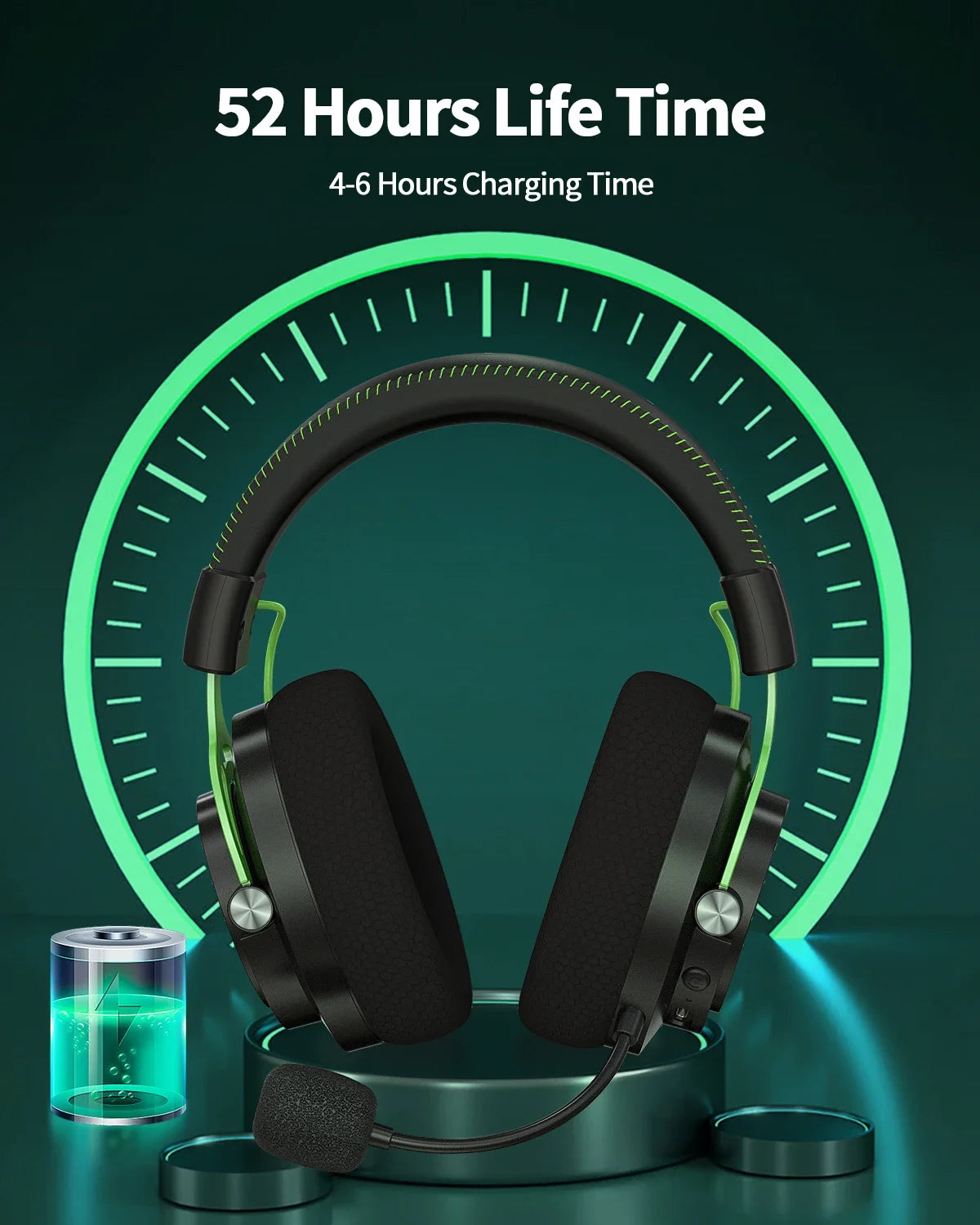 NUBWO G03 Wireless Gaming Headset With Dongle