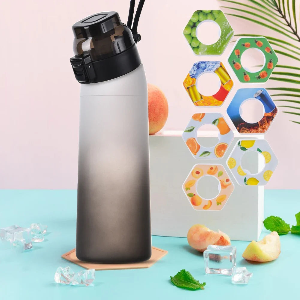 Alloet Leak-Proof Flavored Water Bottle With 7 Flavor Pods