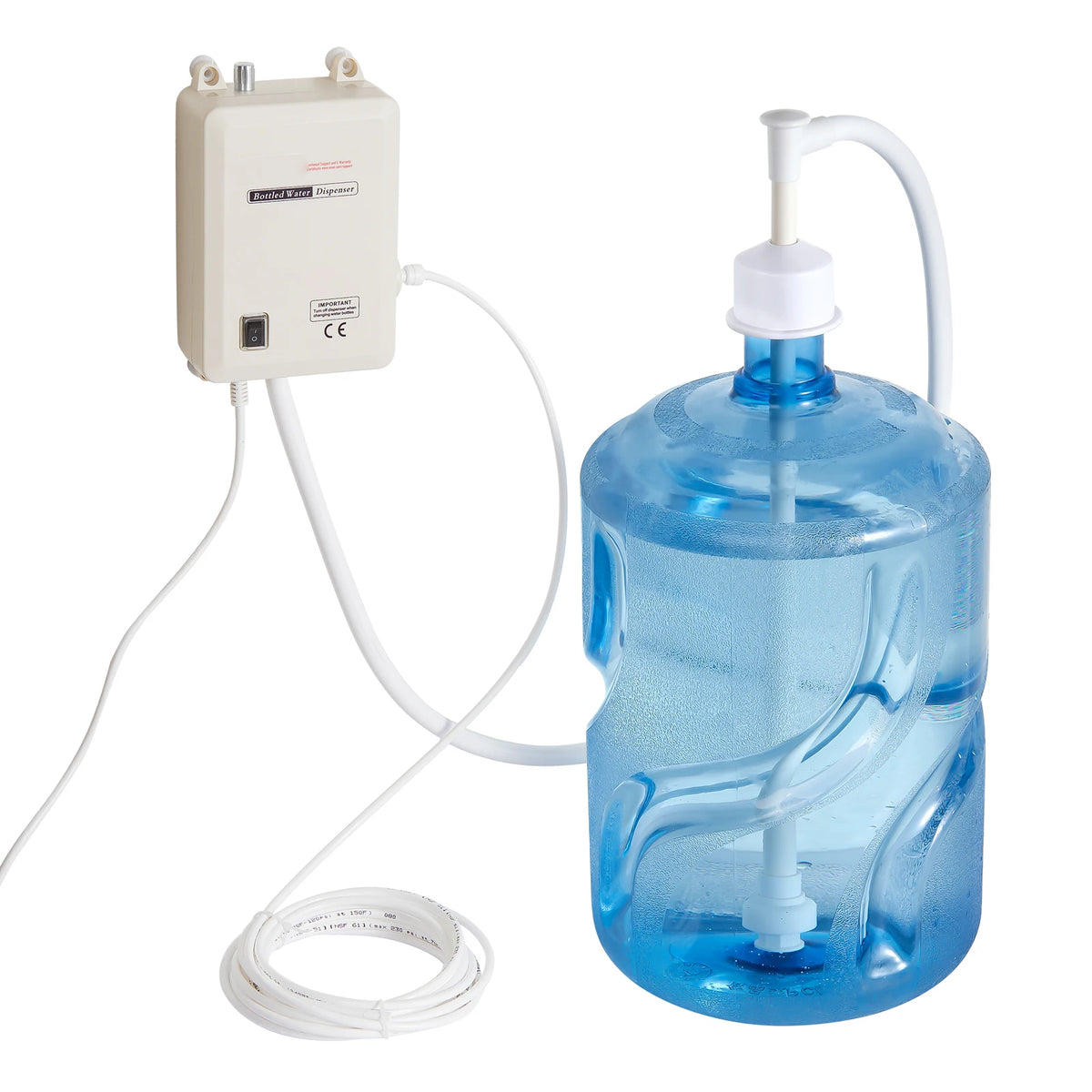 Electric Water Dispenser Pump For Bottles With Dual Pipe System
