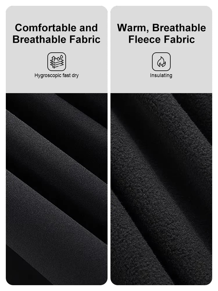 INBIKE Men's Thermal Fleece Cycling Bib Pants With Padded Pockets