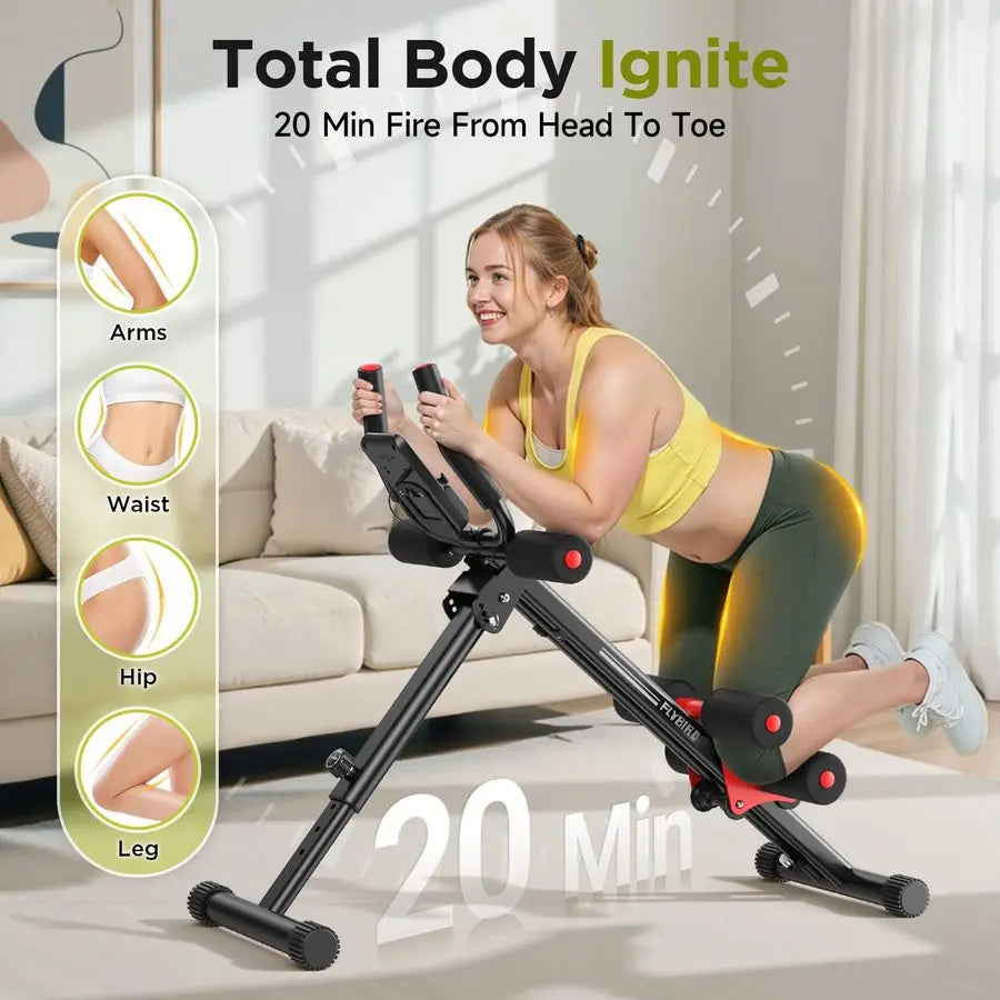 MBVM Adjustable Ab Workout Machine For Full Body Home Gym