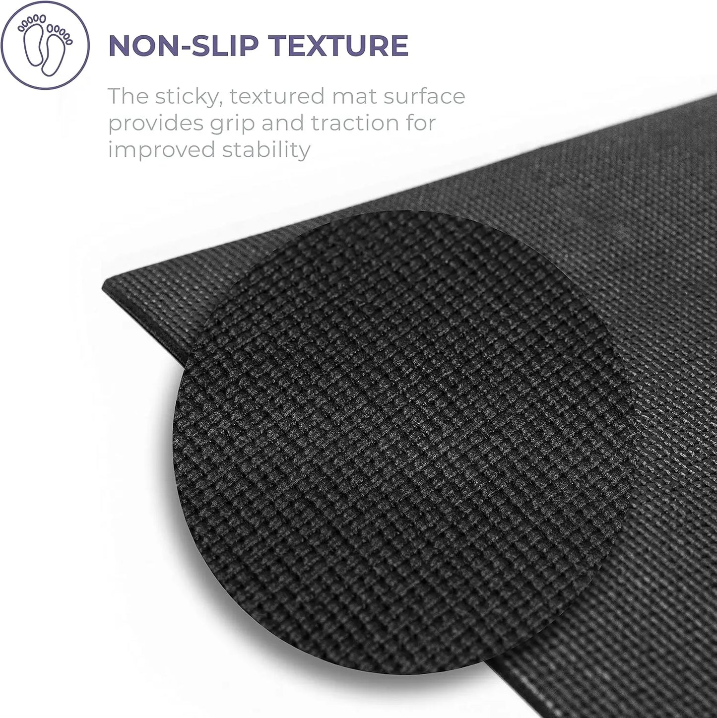 Non Slip Yoga Mat Roll For Home Fitness And Exercise