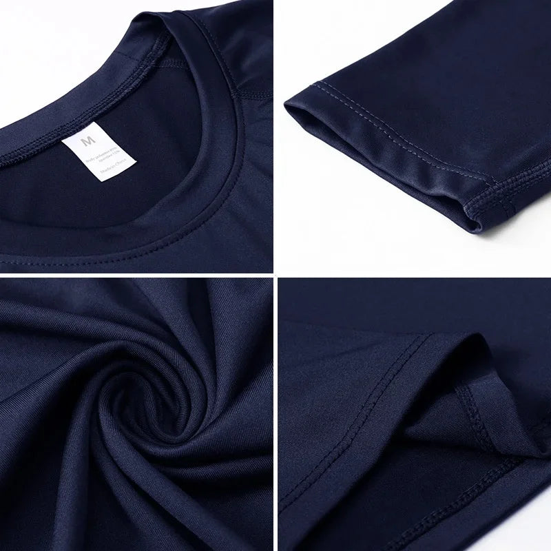 Breathable Polyester Long Sleeve Compression Shirt For Workout