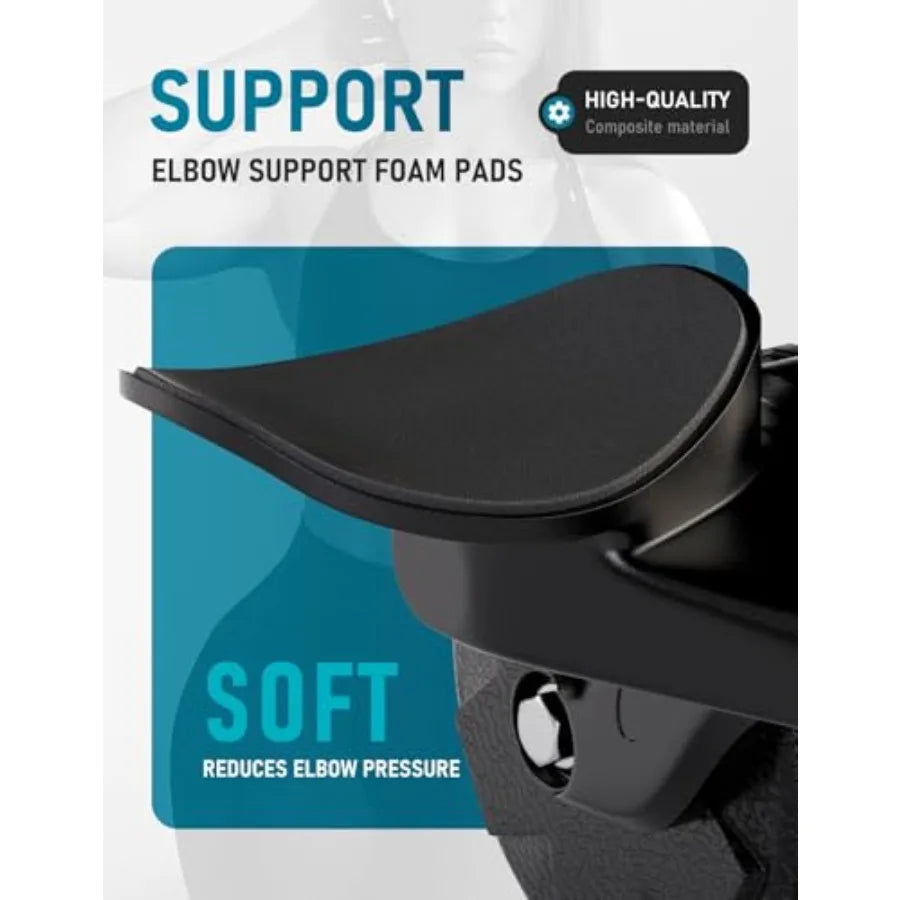 YAO HUI HUANG Abdominal Roller Wheel With Timer Elbow Support