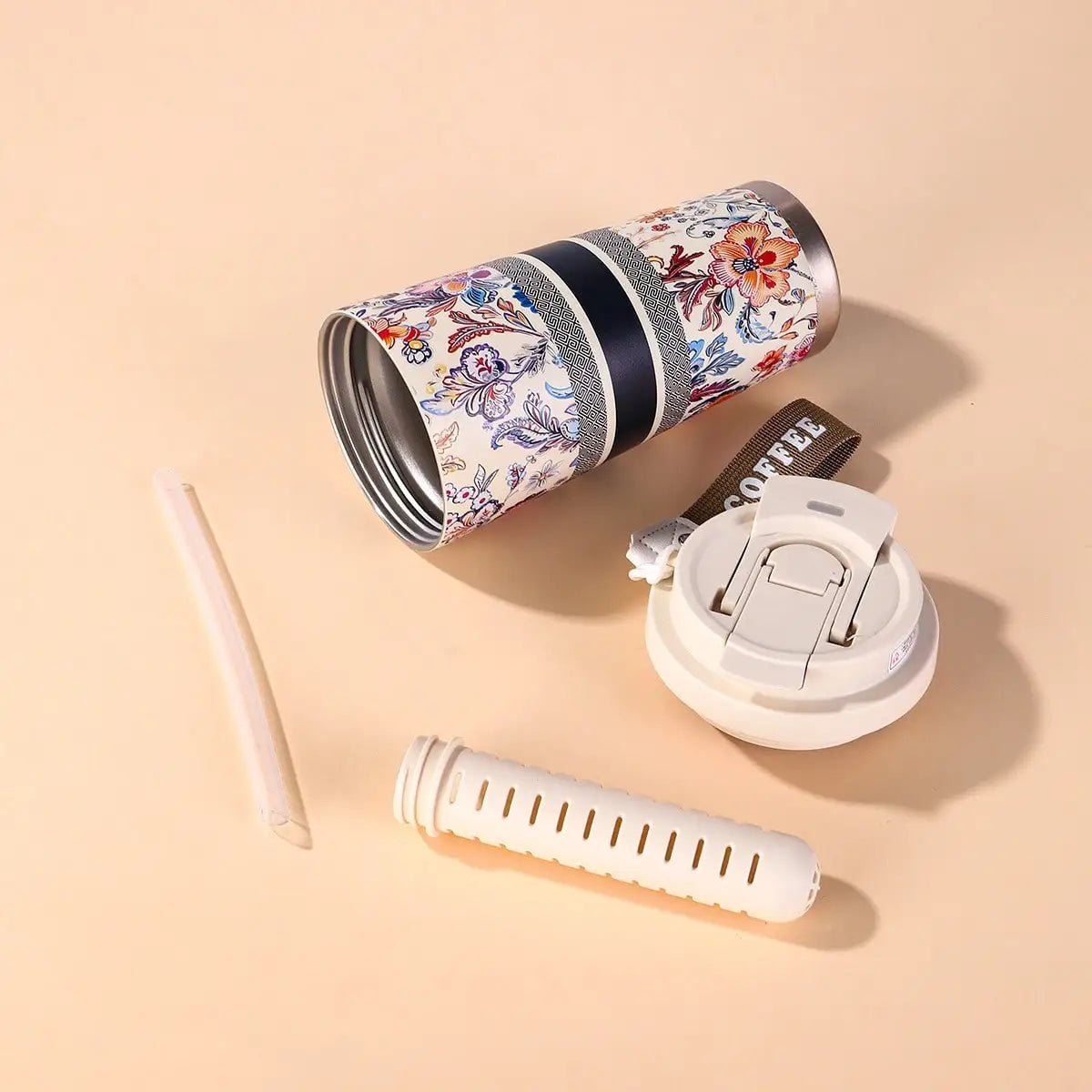 Stainless Steel Insulated Travel Coffee Tumbler With Leakproof Lid