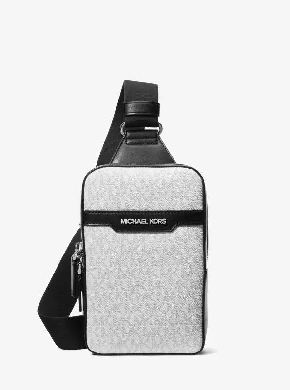 Michael Kors Cooper Medium Signature Logo Sling Pack