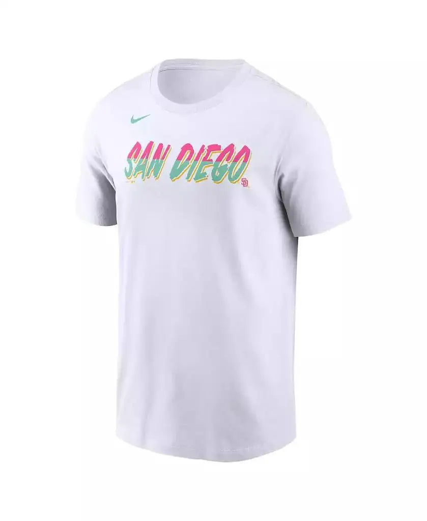 Nike | Men's White San Diego Padres City Connect Wordmark T-shirt