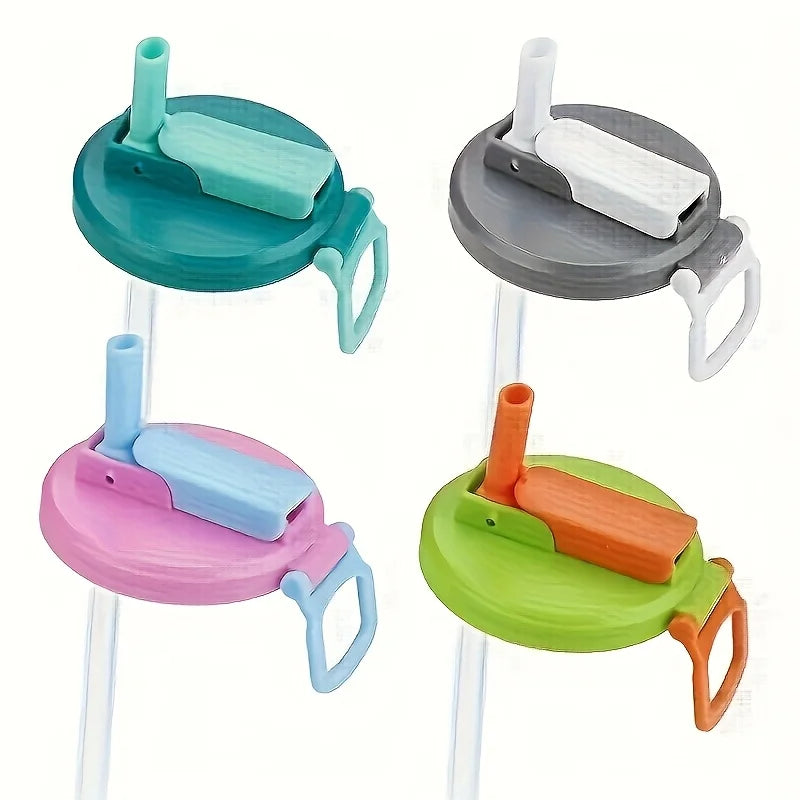 Reusable Can Lid With Straw For Beverages And Soft Drinks