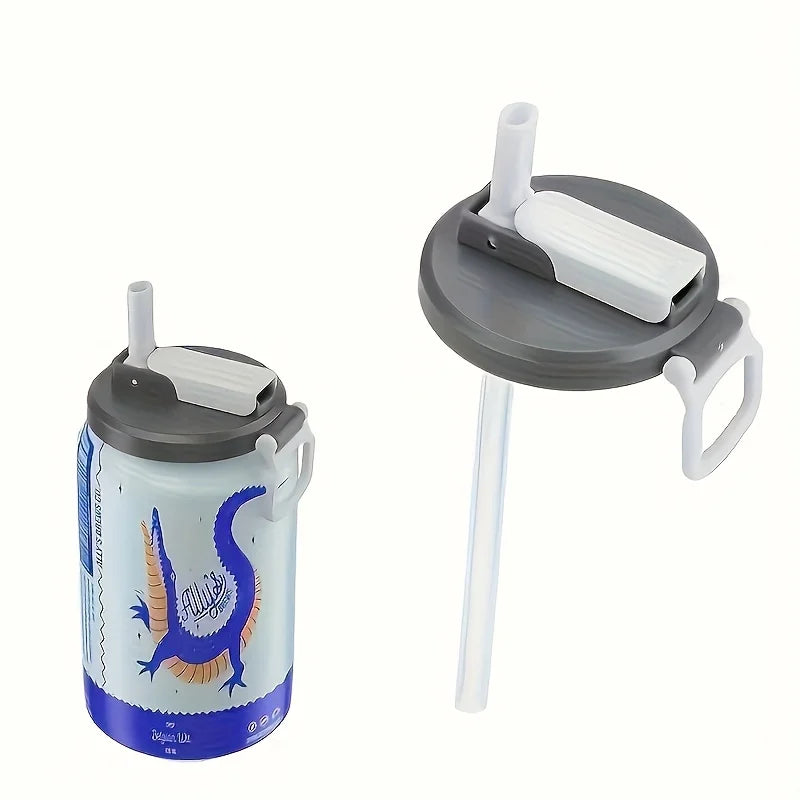 Reusable Can Lid With Straw For Beverages And Soft Drinks