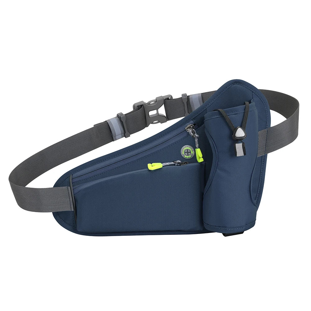 MOJOYCE Hydration Belt Pack Reflective Running Waist Bag Large Capacity