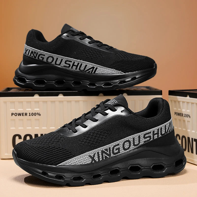 2026 New men shoes Couple Mesh Sneakers Breathable Sports Casual Shoes with Anti-Slip and Cushioning Features, Lightweight Running Shoes