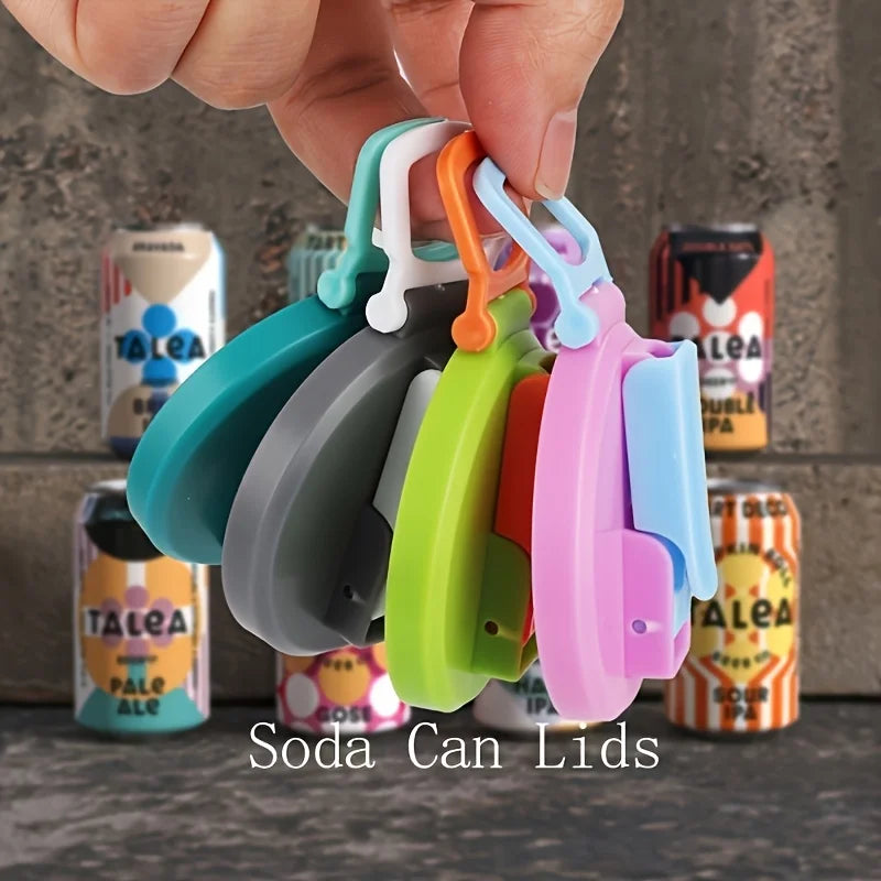 Reusable Can Lid With Straw For Beverages And Soft Drinks