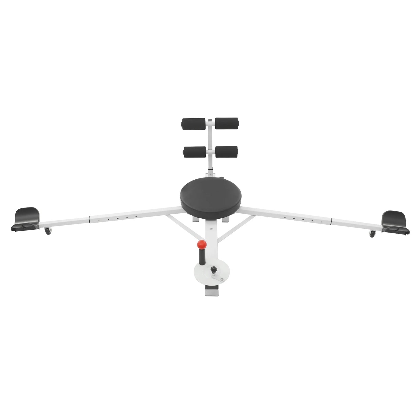Foldable Leg Stretcher for Splits Yoga Dance, Adjustable 0-180° Opening Angle with 5 Telescopic Levels, Ergonomic Backrest & Suction Cup Base for Home Gym Flexibility