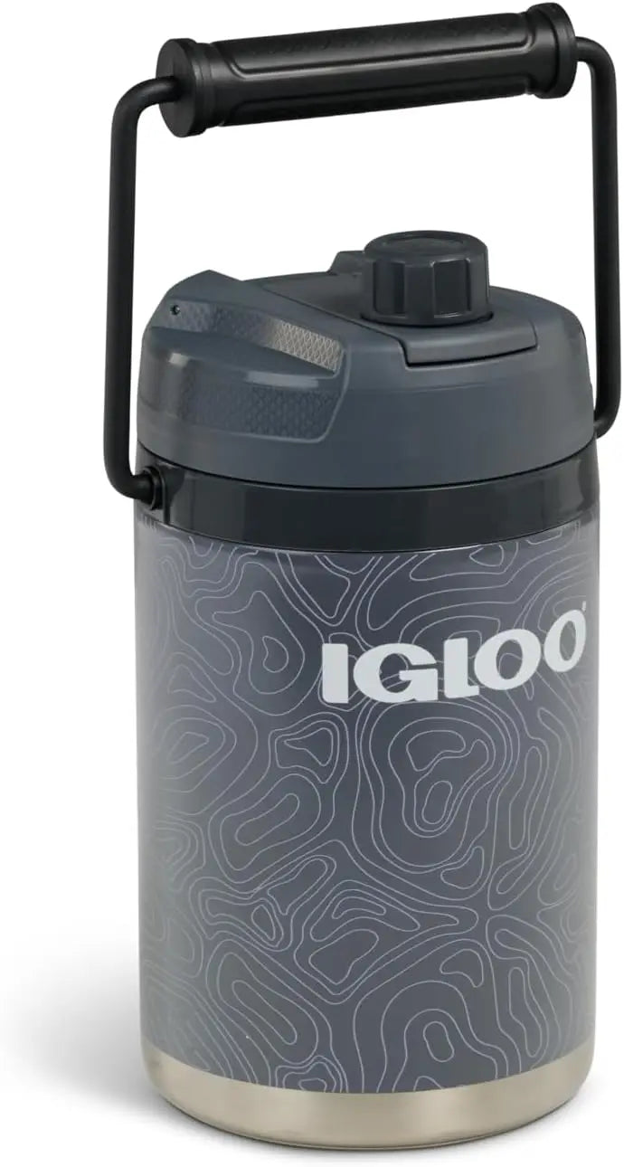 54 Ounce Insulated Sports Water Bottle and Beverage Cooler, Large Capacity Hydration Jug for Athletes