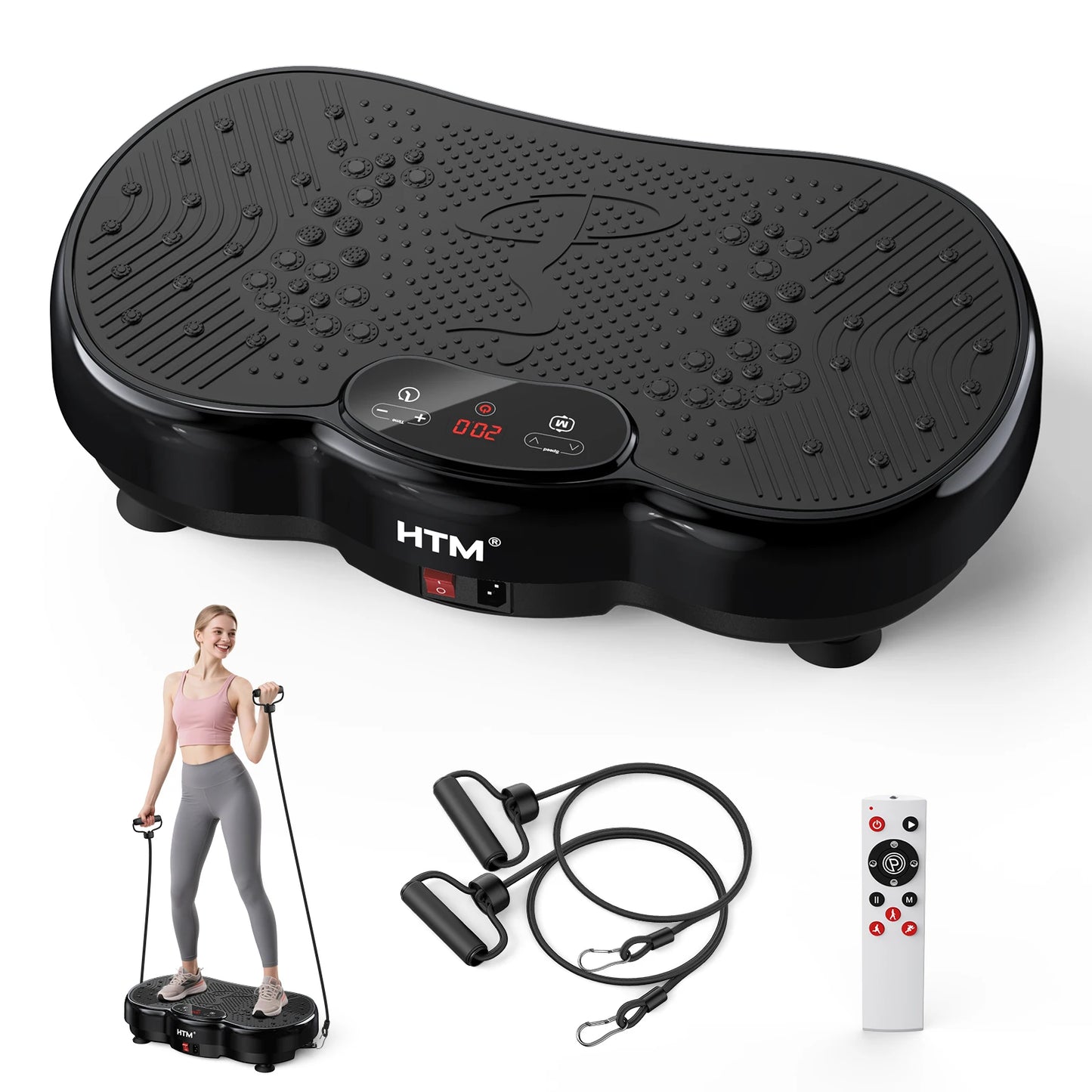 Whole Body Fitness Massage Calorie Counter Vibration Plate 120 Speed Levels Professional Machine for Effortless Body Sculpting