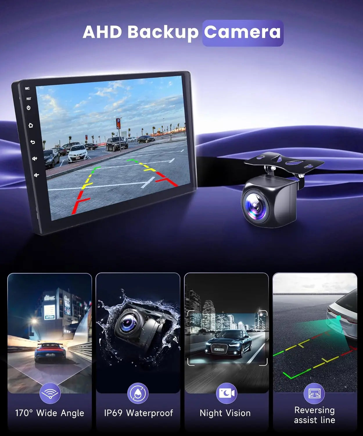 9inch Android 15 Touch Car GPS Navigation Stereo Radio Multimedia Video Player For Dodge Grand Caravan 2011-2020 Chrysler Town Country 2011-2016 Grand Voyager 2011-2015 Support Wireless CarPlay Bluetooth FM RDS WiFi SWC Mirro