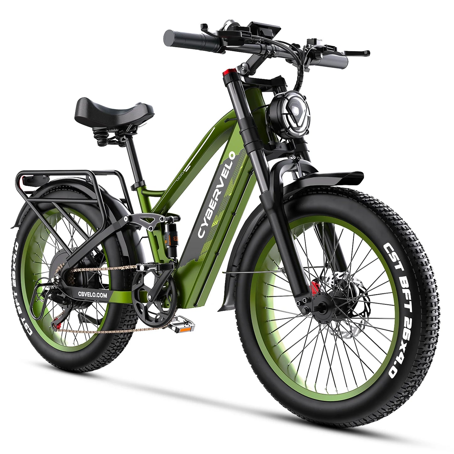 5000W Peak Electric Bike EK9 With Built In Battery And Fat Tires