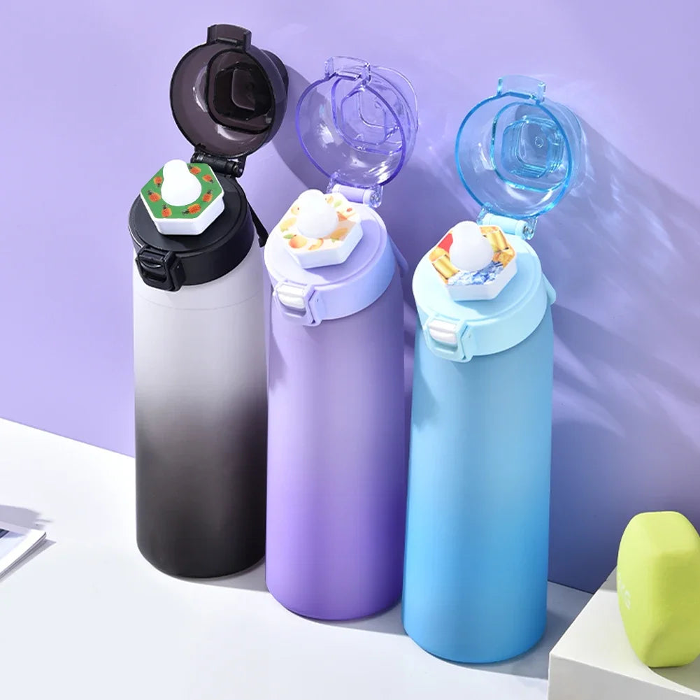 Alloet Leak-Proof Flavored Water Bottle With 7 Flavor Pods
