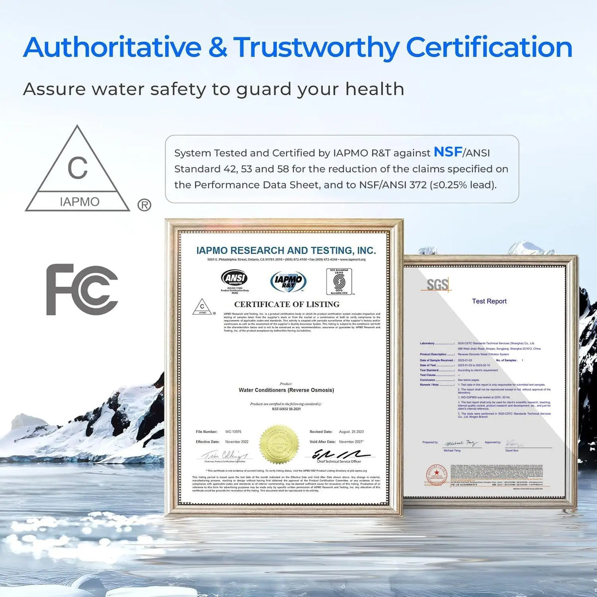 Waterdrop G3P600 Reverse Osmosis System With Smart LED Faucet