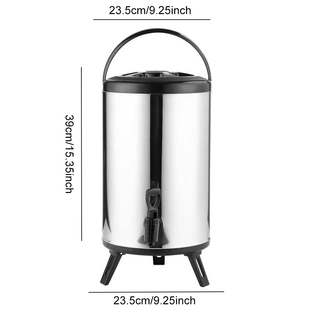 Shunmaii Stainless Steel Insulated Beverage Dispenser With Faucet