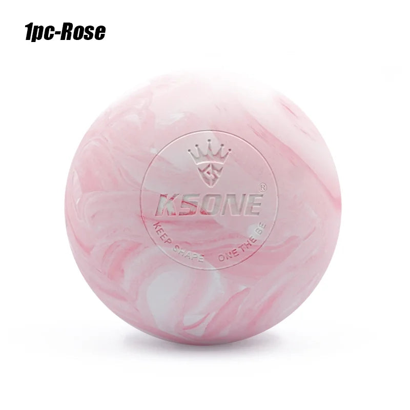 Yoga Massage Ball Fascia Ball Solid Rubber Ball Mixed Color Muscle Relaxation Ball For Muscle Recovery