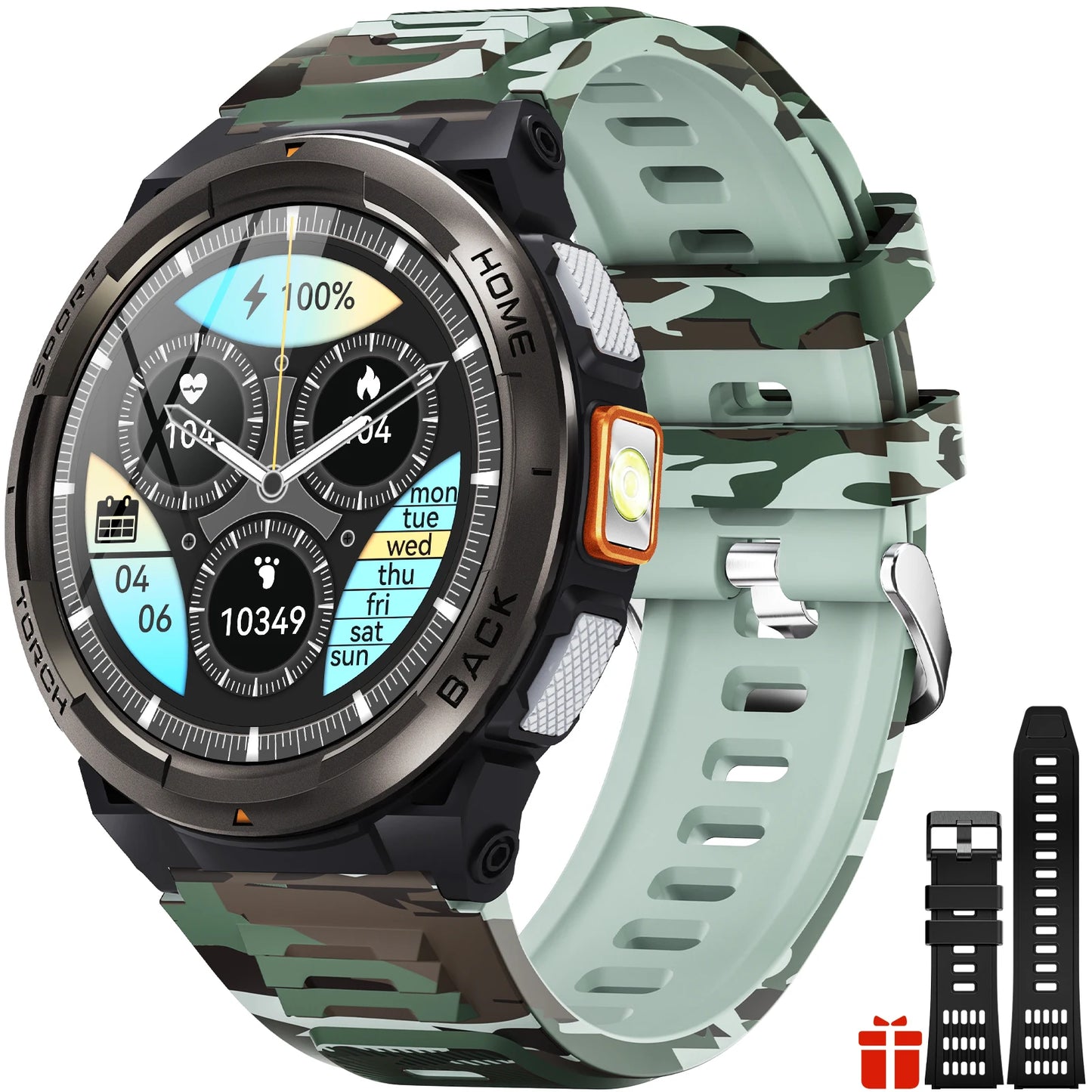EIGIIS KE5 Smart Watch With Compass And Altitude Barometer Waterproof