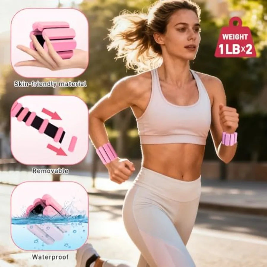YAO HUI HUANG Pilates Ring Set With Ankle Weights Kit