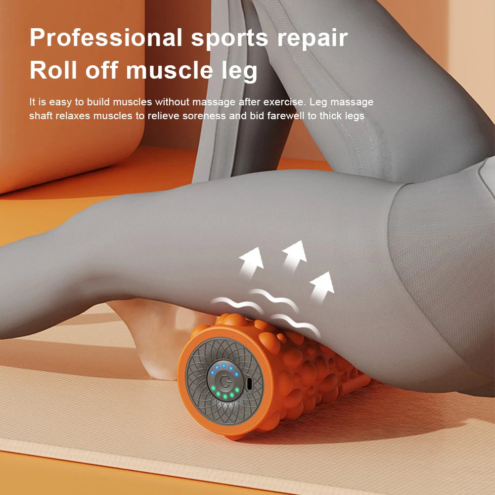 NovaSphere Rechargeable Electric Vibrating Foam Roller Massage Column