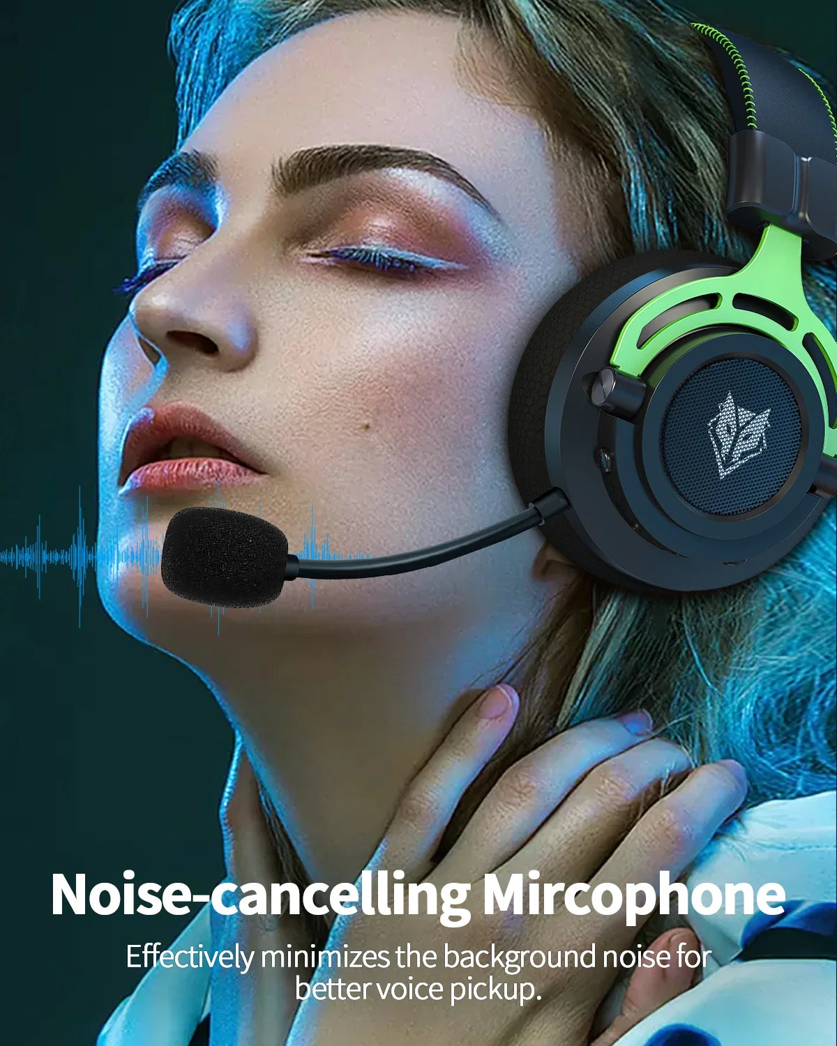 NUBWO G03 Wireless Gaming Headset With Dongle