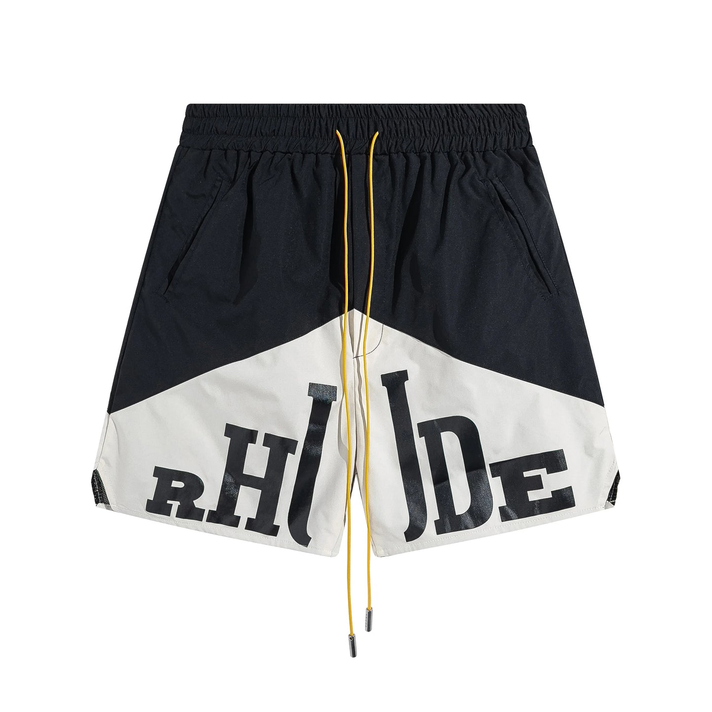 2026 Rhude High Street Trend Casual Shorts Men Woman Letter Print Loose Breathable Light Quick Drying Rhude Sports Shorts