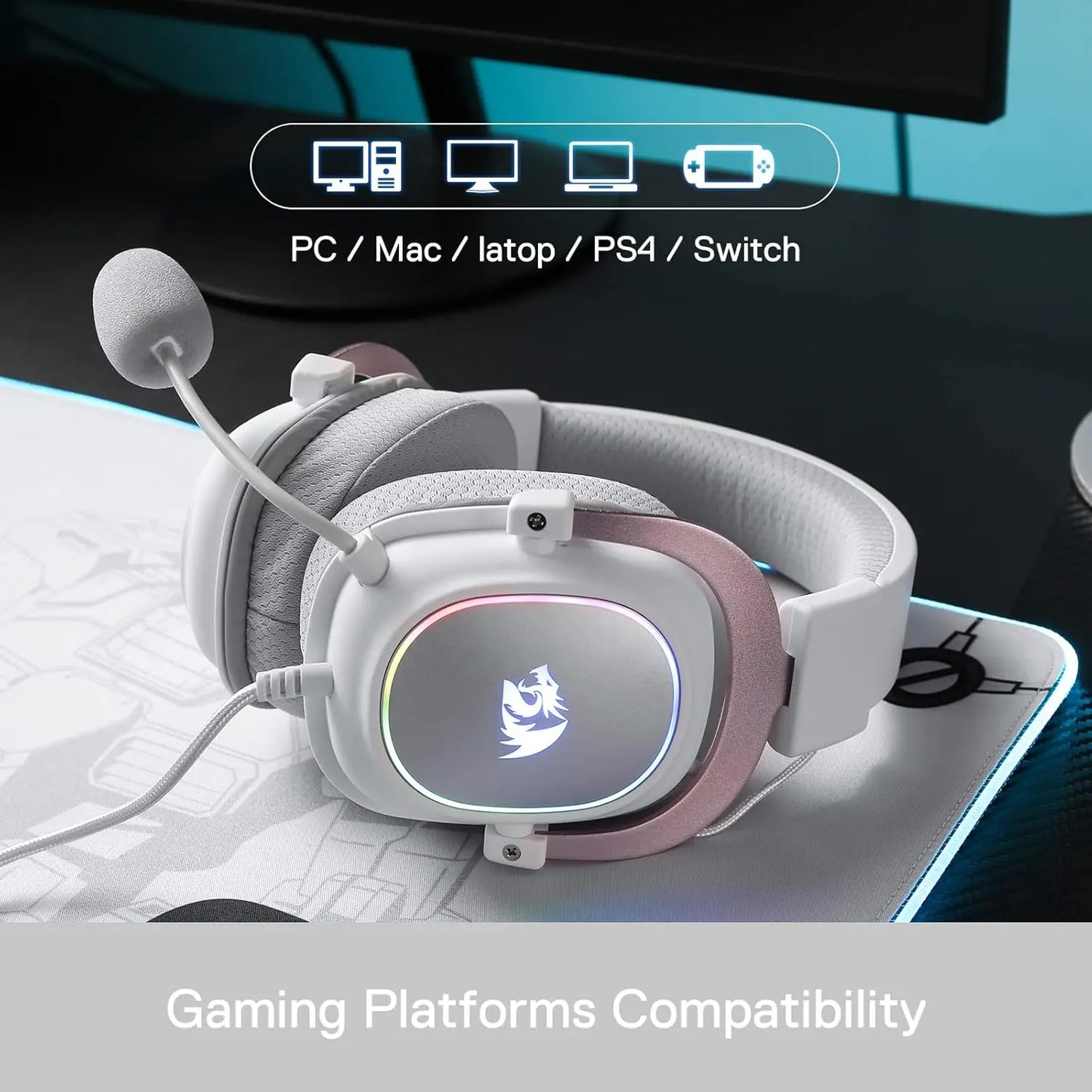 Redragon H510 Zeus X RGB Wired Gaming Headset With 7.1 Surround Sound