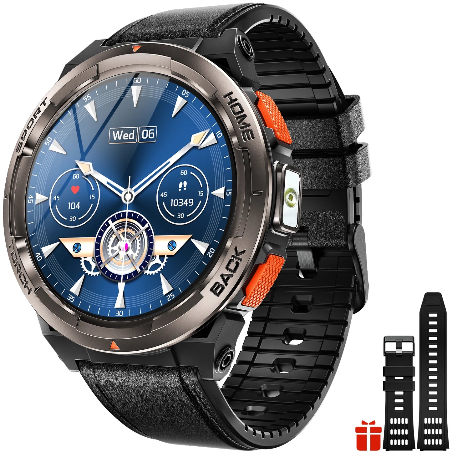 EIGIIS KE5 Smart Watch With Compass And Altitude Barometer Waterproof