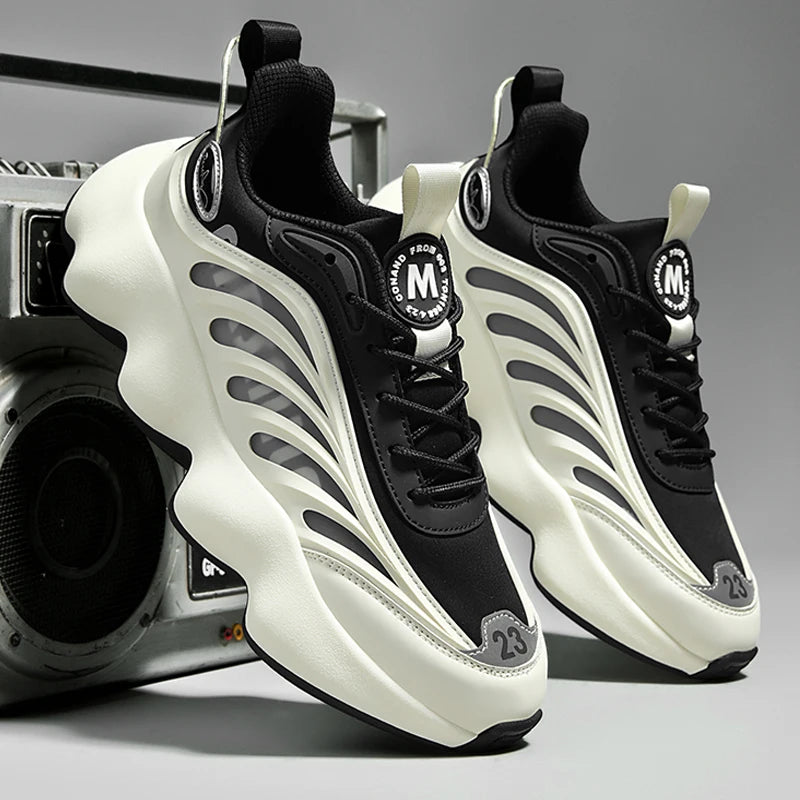 Lexsan Men Breathable Casual Sneakers Lace Up Shoes