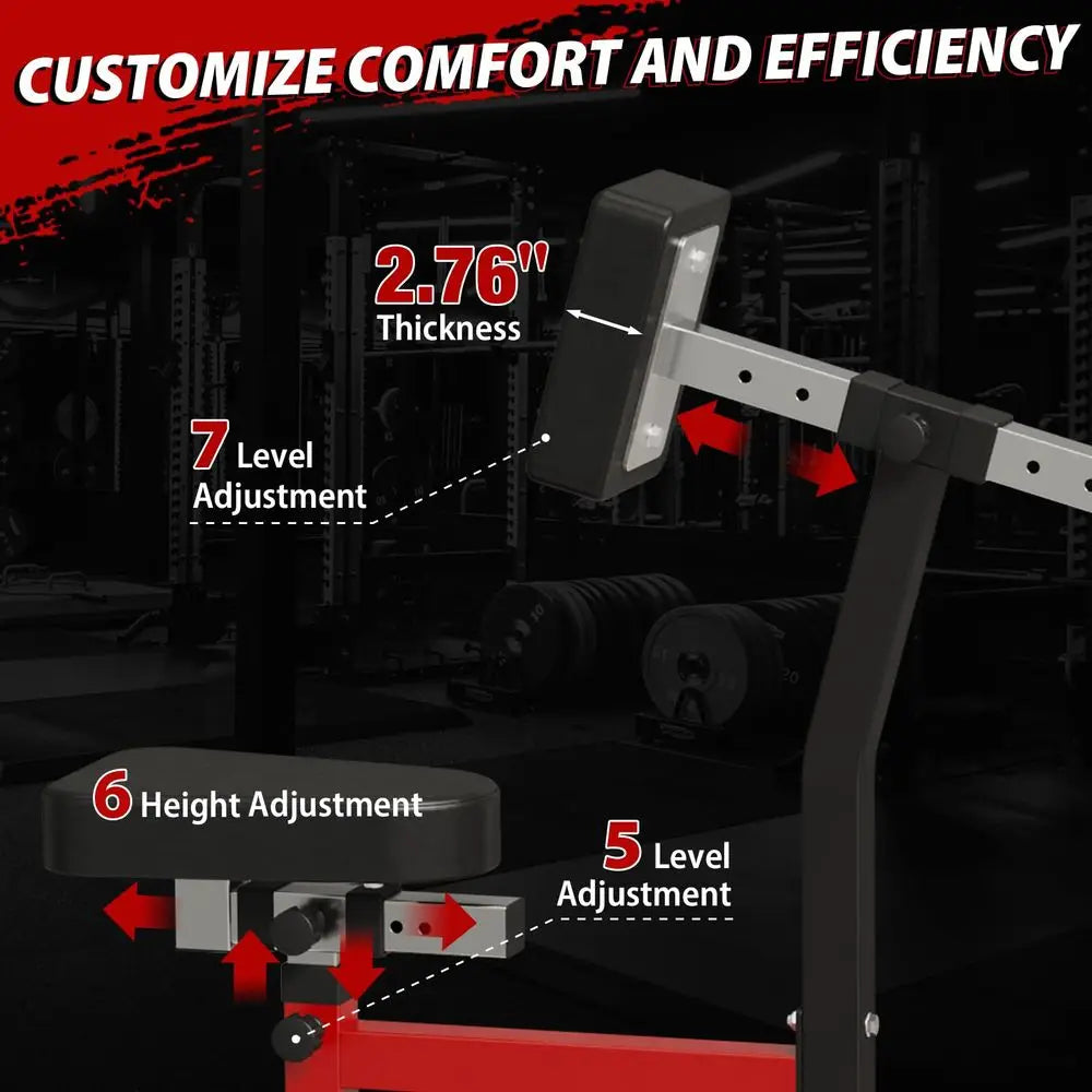 YTYIN Seated Row Machine With Independent Arms And Multi Grip