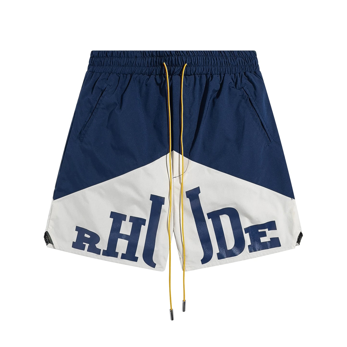 2026 Rhude High Street Trend Casual Shorts Men Woman Letter Print Loose Breathable Light Quick Drying Rhude Sports Shorts