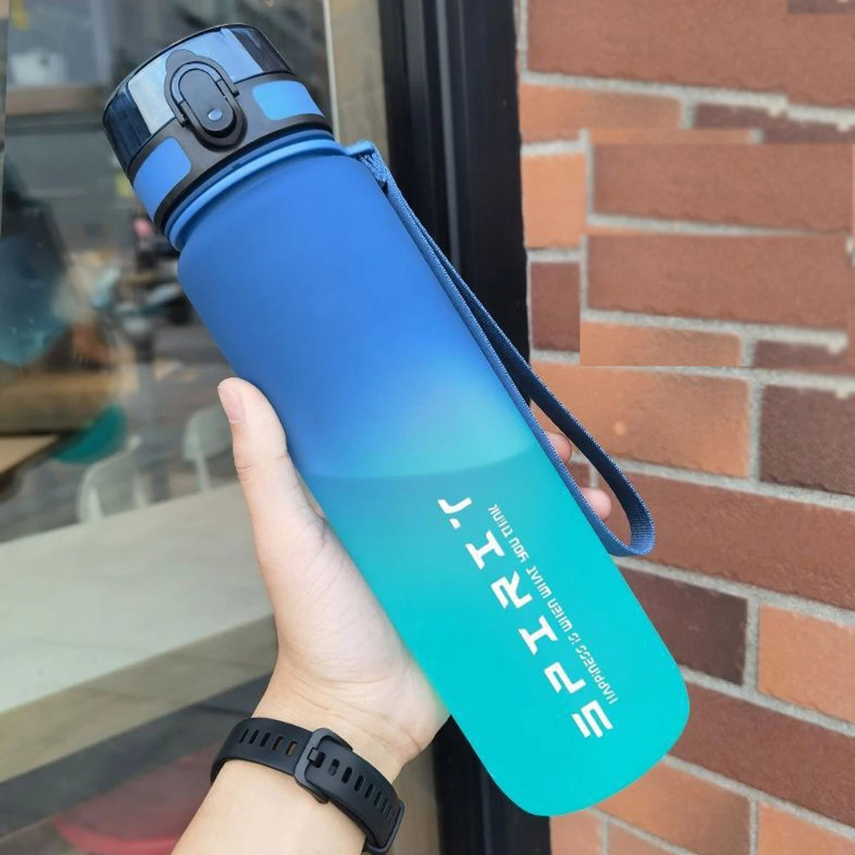 Gradient Water Bottle - 1000ml/600ml/750ml Capacity Outdoor Camping Gym Suitable Holiday Gift Birthday