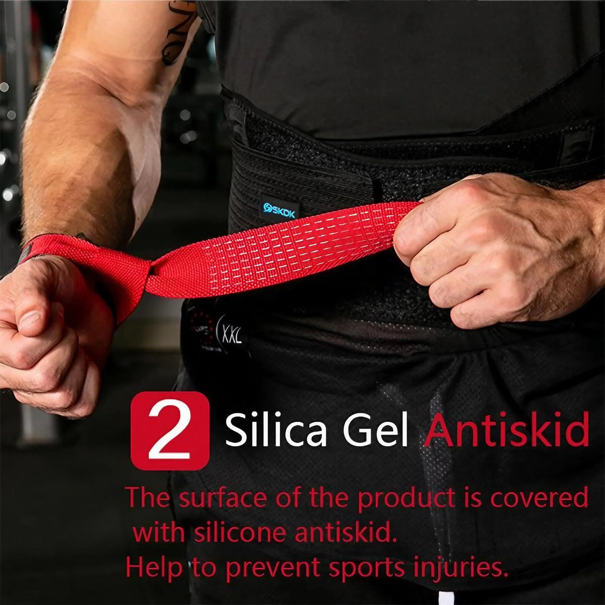 Heavy Duty Padded Wrist Lifting Straps for Deadlift and Weightlifting