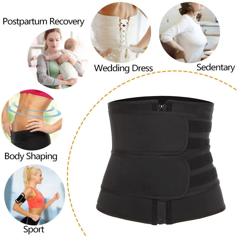 Waist Trainer Slimming Body Shaper Fitness Belt For Workout