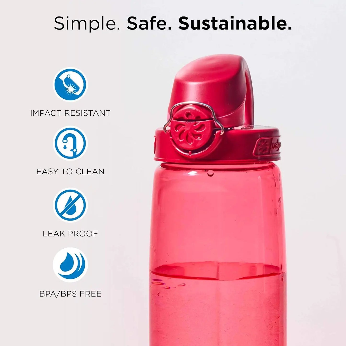 Eco Water Bottle With 50 Percent Recycled Material For Everyday Hydration