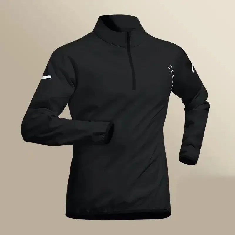 Kizarco Men's Quick Dry Jacket Set For Outdoor Running