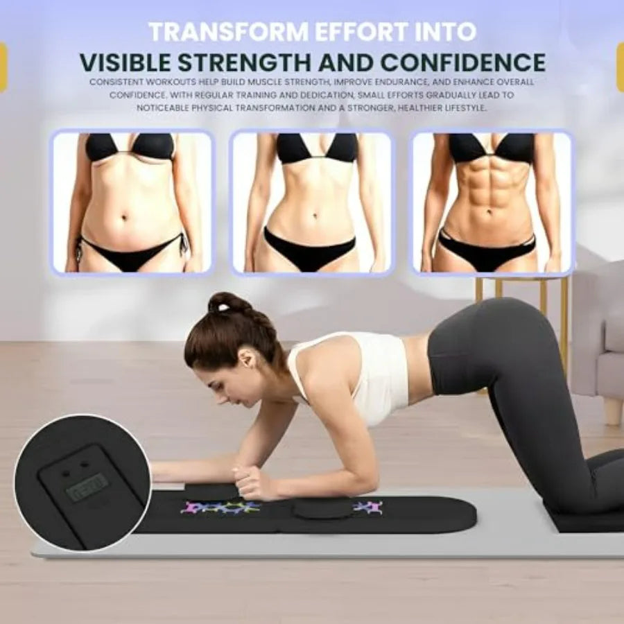 Pilates Board 9 In 1 Multi Purpose Reformer With Yoga Socks And Resistance Bands