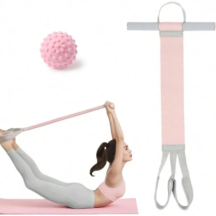 120-Pound Resistance Band With Handle, Heavy-Duty Elastic Pull Rope, Suitable For Yoga, Sit-Ups, Strength Training, And Home