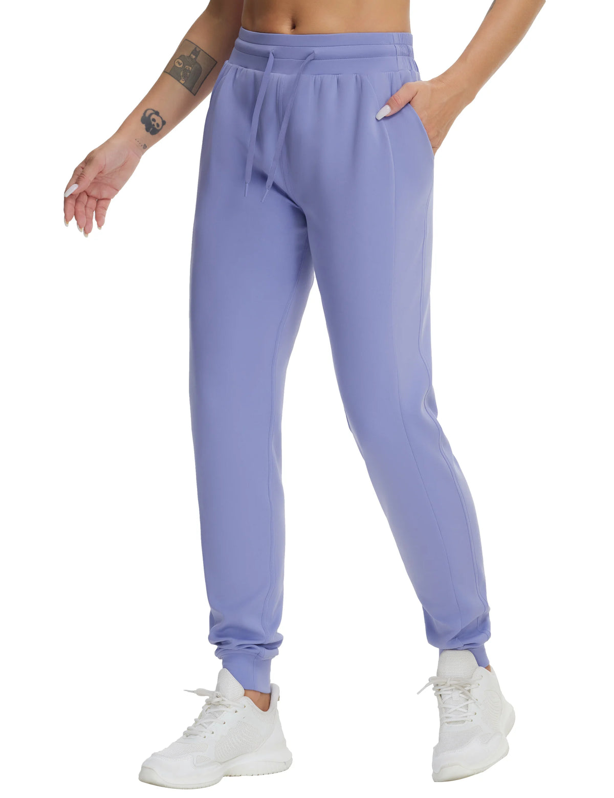 THE GYM PEOPLE Women's Drawstring Workout Joggers With Pockets